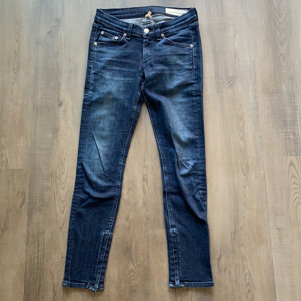Rag & Bone zipper Capri jeans